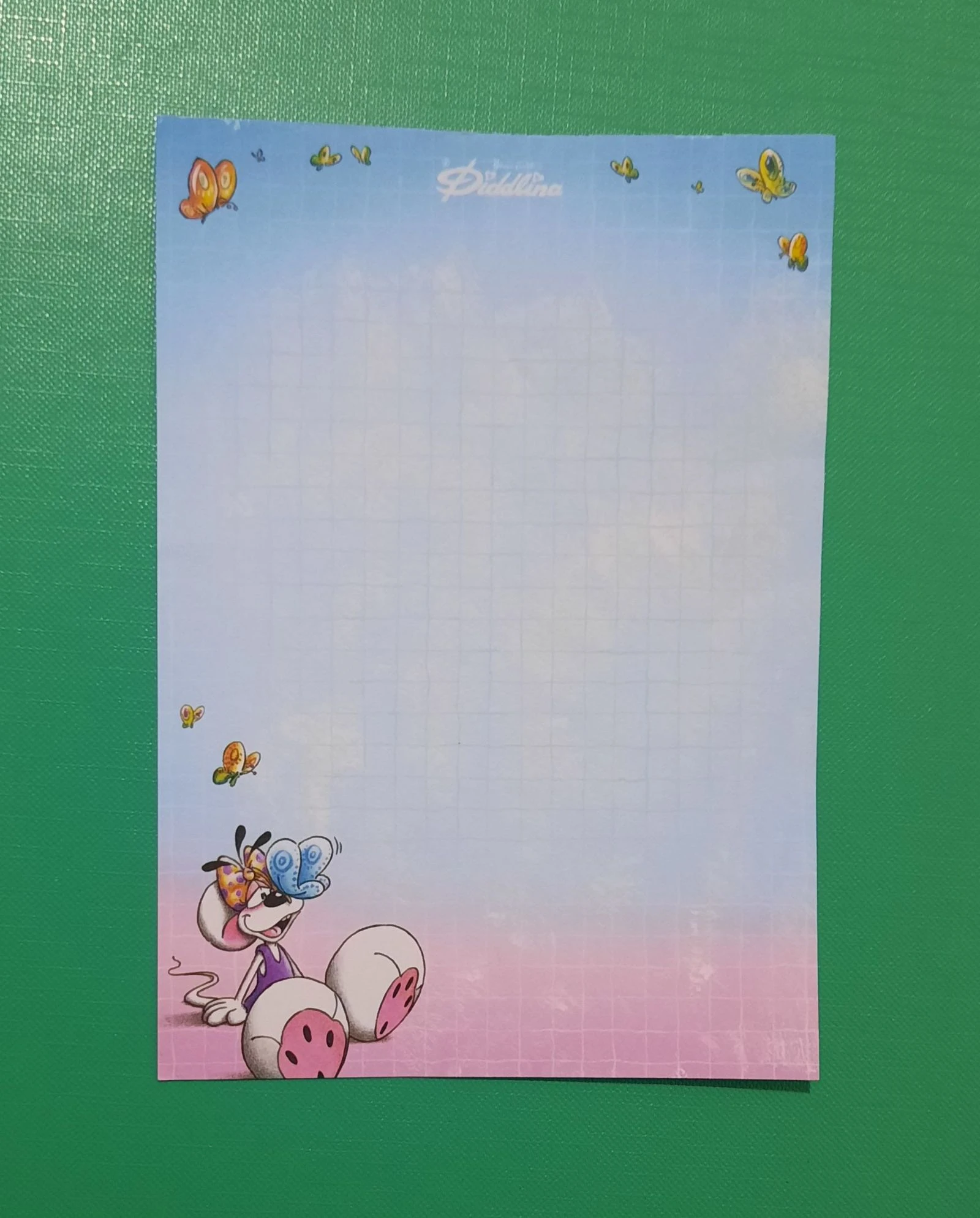 1 feuille Diddl A6 de collection Danemark 